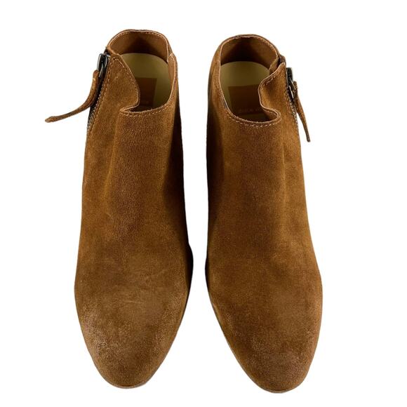 Dolce Vita Slip on Brown Suede Booties/Mule Size 8.5 - Picture 3 of 8